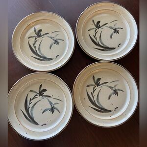 Dansk Nielstone DAN28 Japanese back-stamp Set of 4 Dinner Plates Discontinued